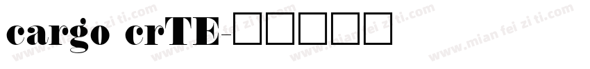 cargo crTE字体转换